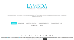 Desktop Screenshot of lambdasalud.com