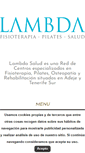 Mobile Screenshot of lambdasalud.com